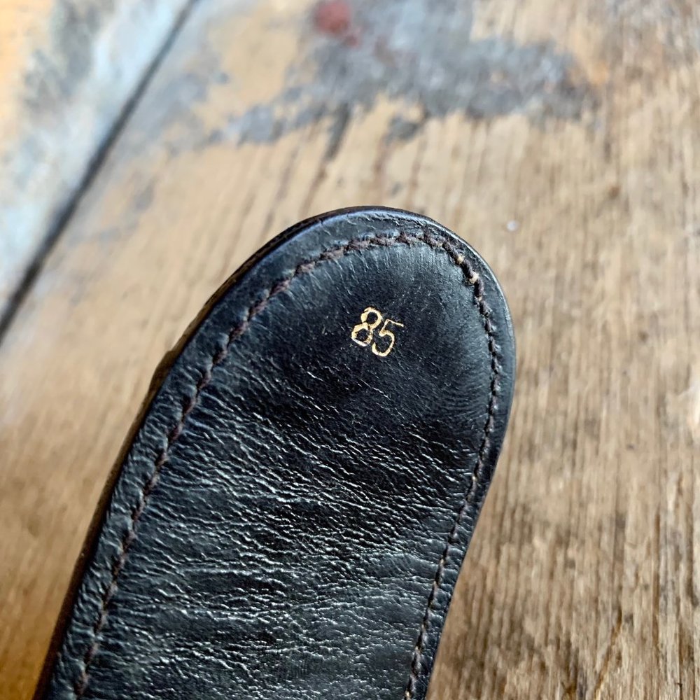 Vintage Gucci Belt and Removable Gold Buckle - Picture 5 of 8